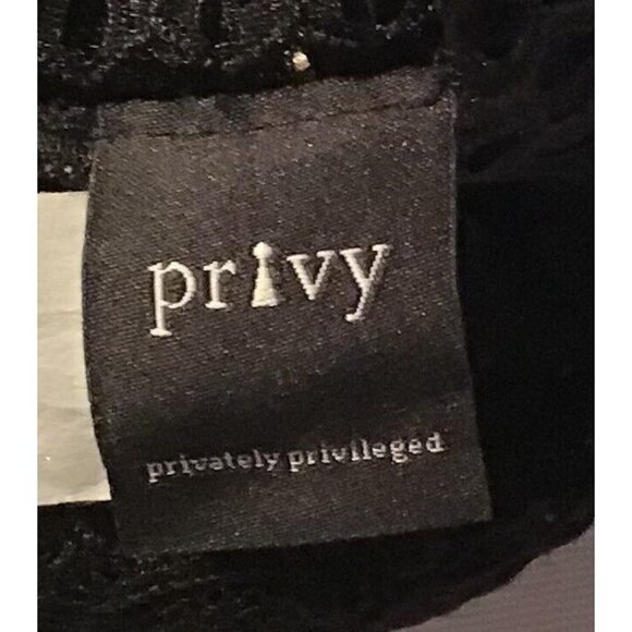 Privy Privately Privileged Vintage Long Sleeve Gold With Black Lace Size Small - Picture 3 of 5